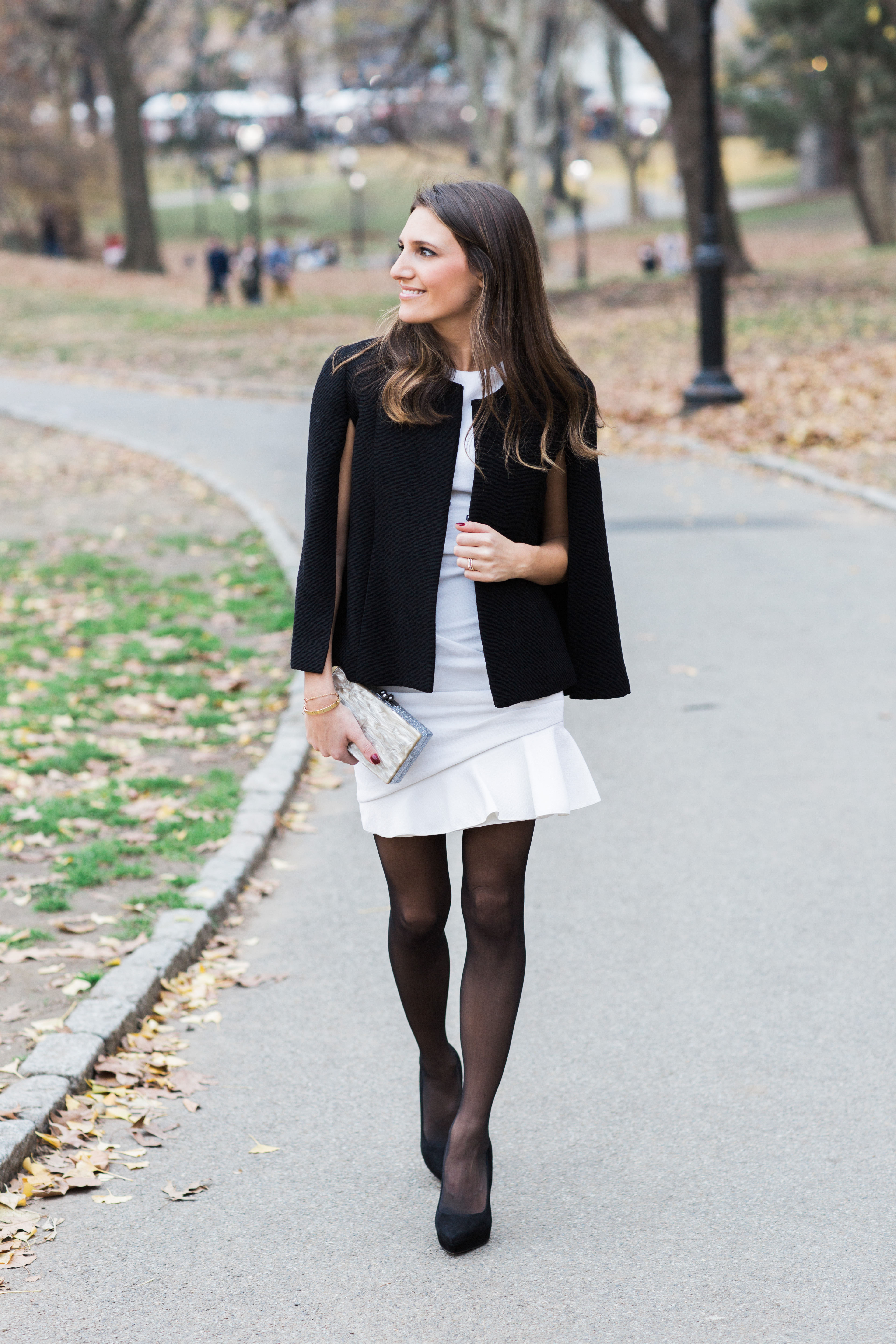 Winter White Dress With Tights | vlr.eng.br