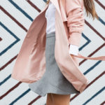 pink trench