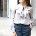 Monday bow blouse