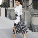 The trick to finding the right midi length skirt
